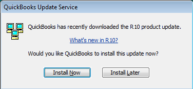 Install QuickBooks Update