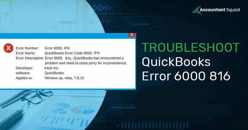 QuickBooks Error 6000 816