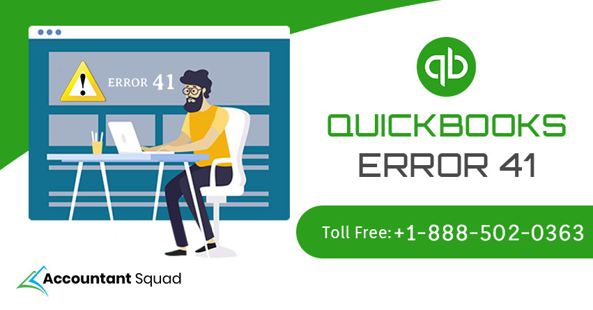 QuickBooks Error Code 41